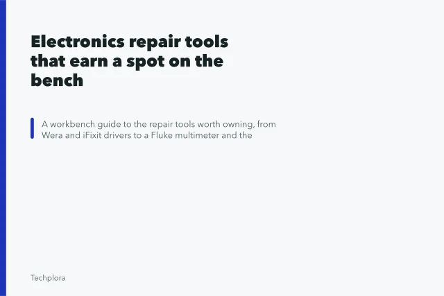 Electronics repair tools that earn a spot on the bench. Electronics repair tools that earn a spot on the bench