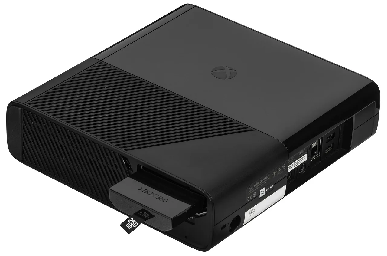 xbox 360 e, xbox external hard drive, 4 gb of memory, or 250gb hard drive, laptop sata disk, standard size, 4gb of onboard memory, gold 250gb hard drive, video game, play, fun, electronic, technology, equipment, accessory, flash, enjoy, video game, video game, video game, video game, video game. External SSD vs HDD for Long-Term Backup: Which Survives Drops and Time?