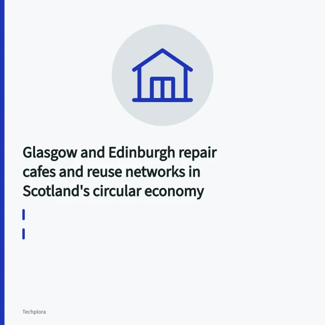 Open laptop being repaired with multimeter and soldering iron at a repair cafe table. Glasgow and Edinburgh repair cafes and reuse networks in Scotland's circular economy
