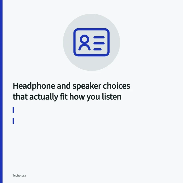 Over-ear headphones with replaceable earpads and detachable cable on a table. Headphone and speaker choices that actually fit how you listen