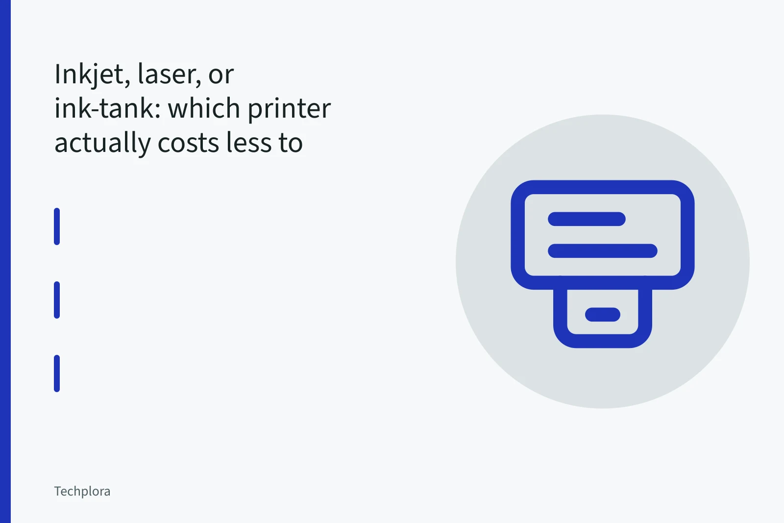 Ink-tank printer reservoirs being refilled from an ink bottle. Inkjet, laser, or ink-tank: which printer actually costs less to run?
