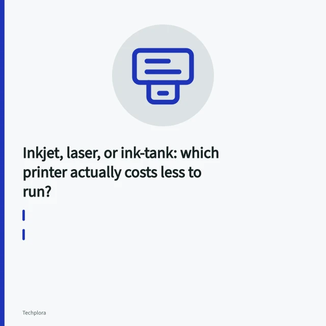 Ink-tank printer reservoirs being refilled from an ink bottle. Inkjet, laser, or ink-tank: which printer actually costs less to run?