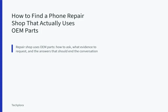 How to Find a Phone Repair Shop That Actually Uses OEM Parts. How to Find a Phone Repair Shop That Actually Uses OEM Parts