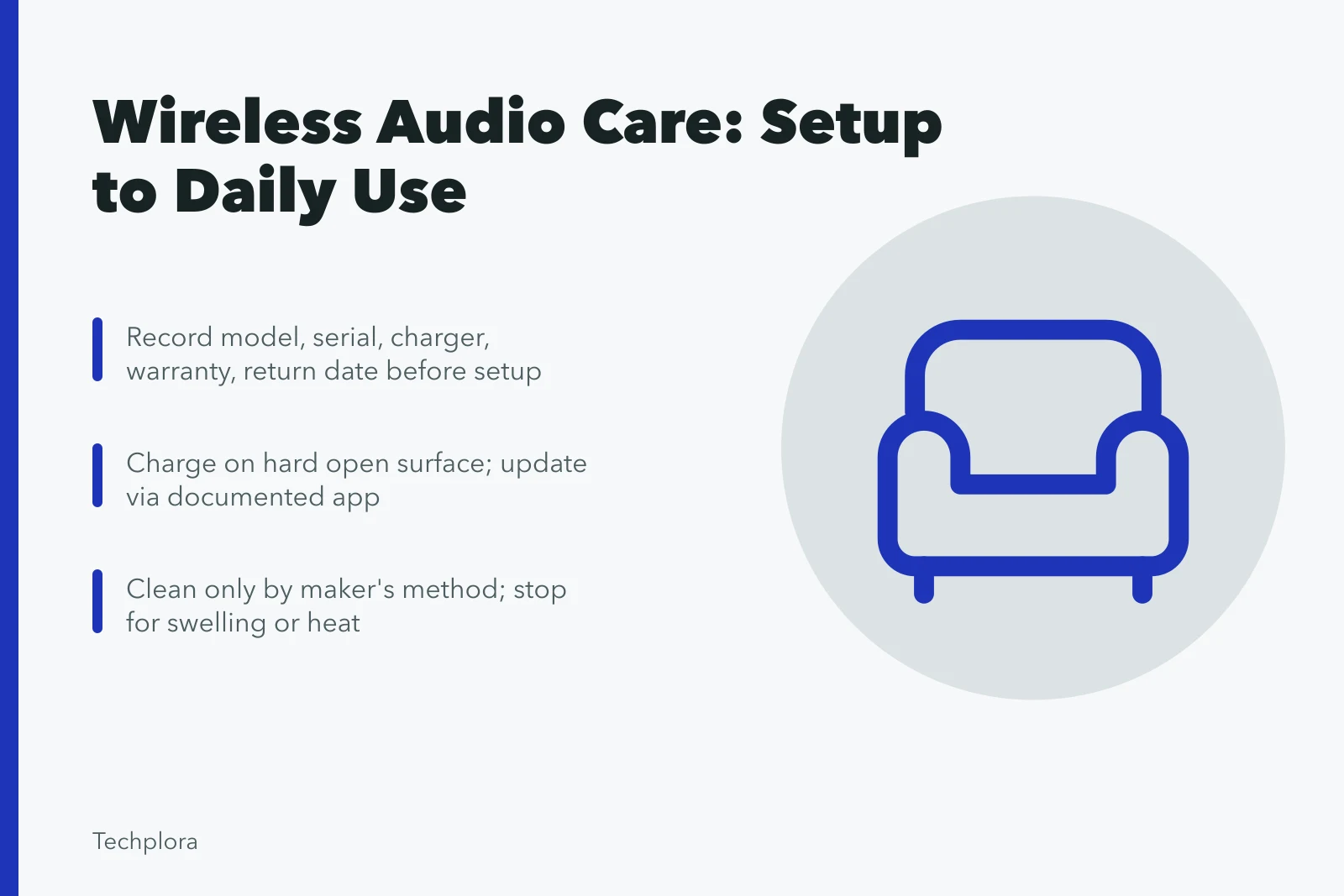 Wireless headphones and speaker care guide from first charge to daily use. Caring for wireless headphones and speakers from first charge to daily use