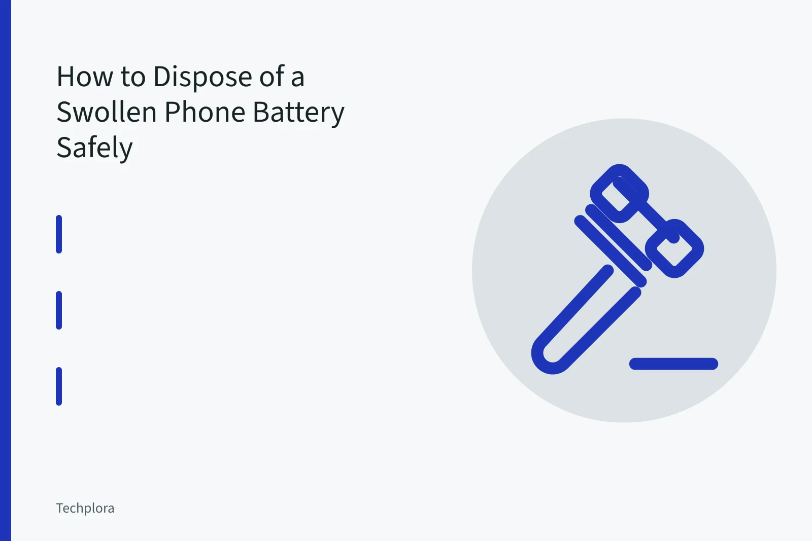 Swollen lithium-ion phone battery bulging out of a smartphone, showing physical damage. How to Dispose of a Swollen Phone Battery Safely