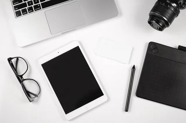 laptop, technology, computer, business, digital, office, work, keyboard, white, professional, tech, card, business card, glasses, black, tablet, device, influencer, blogger, flatla. Tablet and e-reader buying guide: choose for the work and reading