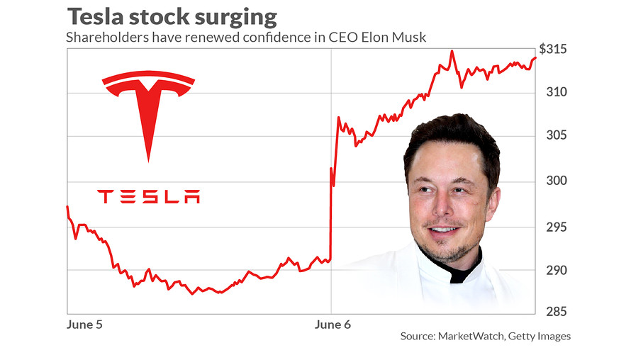 Elon Musk Tesla Stock