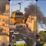 Walt Disney World Epcot Fire